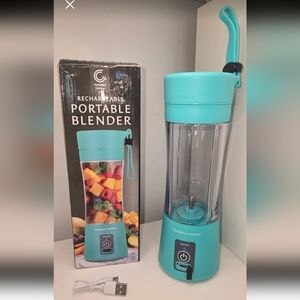 Portable Rechargeable Blender - Teal